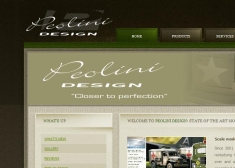 screendump: website Peolini  Design