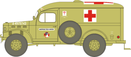 Dodge WC-54 Ambulance, type I 'AFS'
